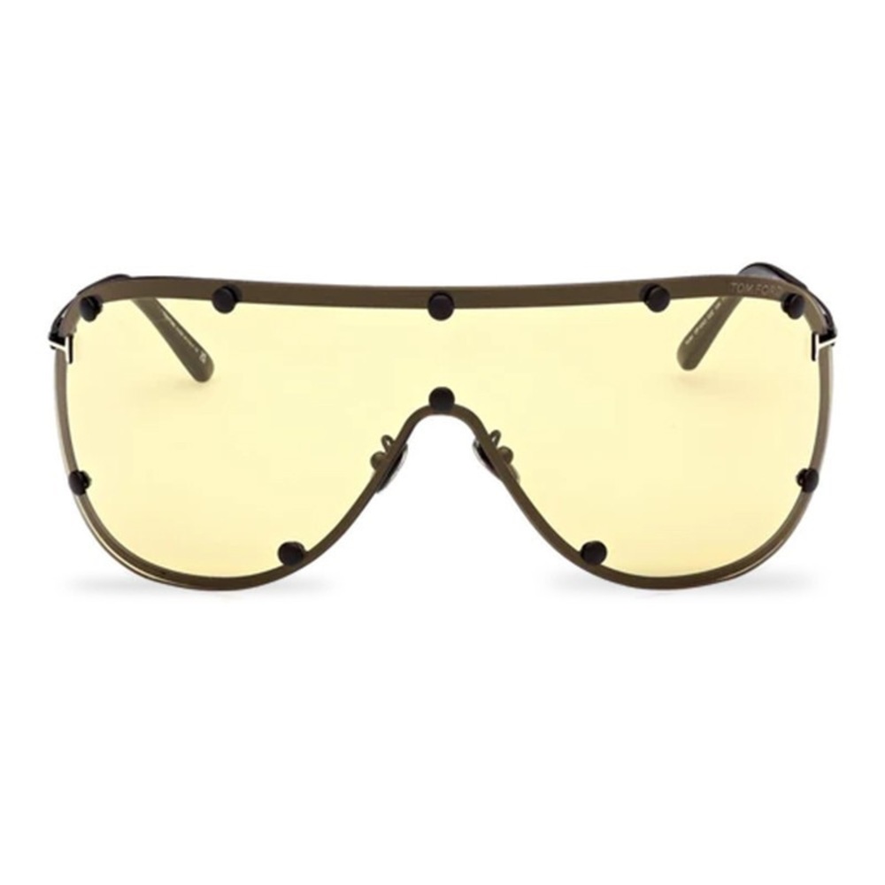 TOM FORD FT1043 KYLER – MATTE BLACK-Yellow Sunglasses